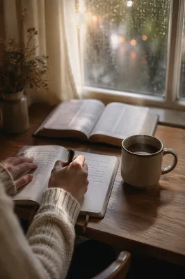Morning Coffee Journaling Quiet Time