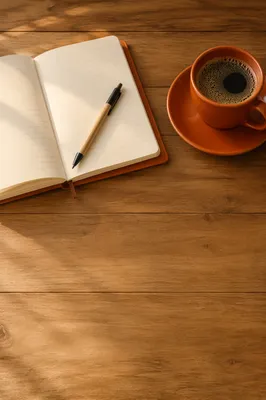 Quiet Morning Journaling with Coffee Scene