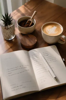 Quiet Morning Journaling with Coffee