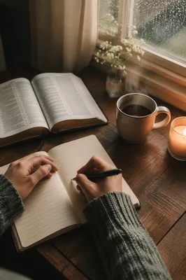 Morning Quiet Time with Coffee and Journal