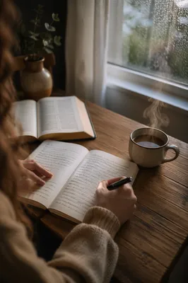 Quiet Morning Journaling with Coffee