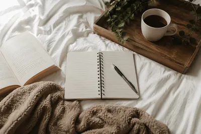 Cozy Morning Journaling With Coffee
