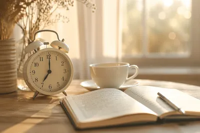 Quiet Morning Coffee Journaling Time