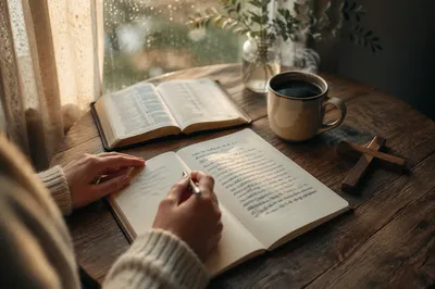 Morning Coffee Journal Quiet Time