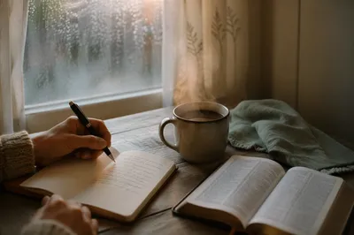Morning Quiet Time with Coffee and Journal