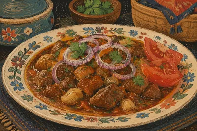 Cozy Family Dinner at Kitchen Table