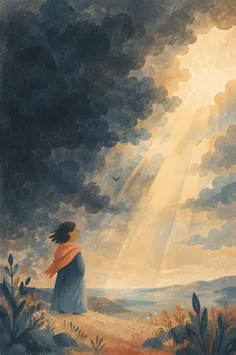 Sunlight Breaking Through Storm Clouds
