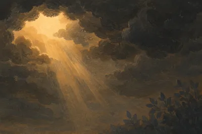 Light Breaking Through Storm Clouds of Hope