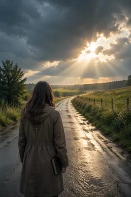 Sunlight Breaking Through Storm Clouds