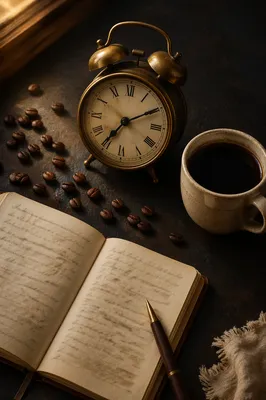 Calm Morning Routine Flat Lay Scene