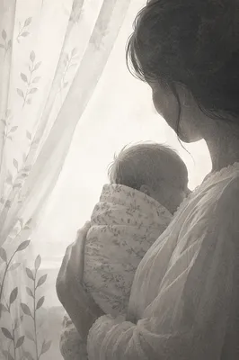 Gentle Hospital Moment With Newborn Baby