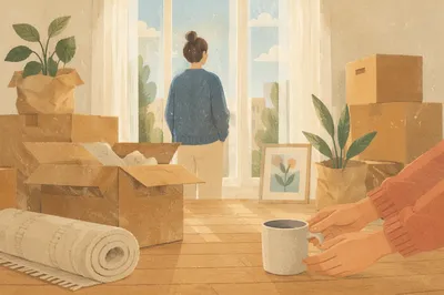 Hopeful New Home Move-In Morning