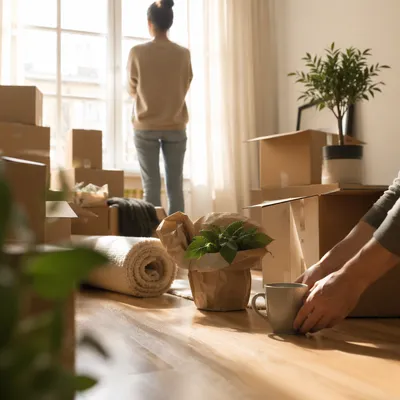 Hopeful New Home Move-In Morning