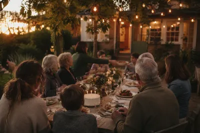 Golden Hour Multigenerational Family Celebration