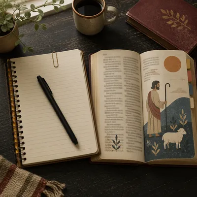 Open Notebook for Scripture Study Reflection