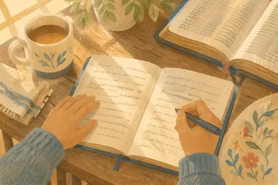 Quiet Morning Scripture Notebook Devotion