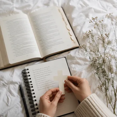 Handwritten Scripture Notebook Morning Devotion
