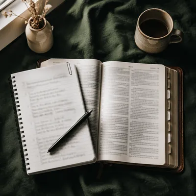 Morning Scripture Notes on Open Bible