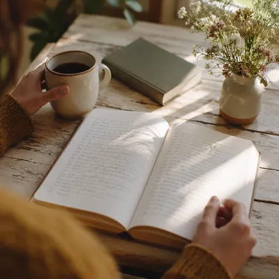 Morning Scripture Notes on Kitchen Table