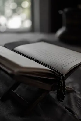 Open Notebook with Handwritten Scripture
