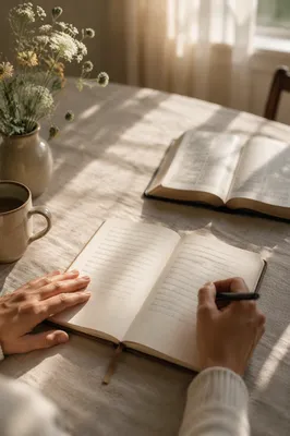 Morning Scripture Notebook and Quiet Devotion