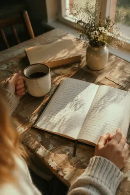 Morning Scripture Notes on Kitchen Table