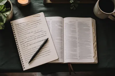 Morning Scripture Notes on Open Bible