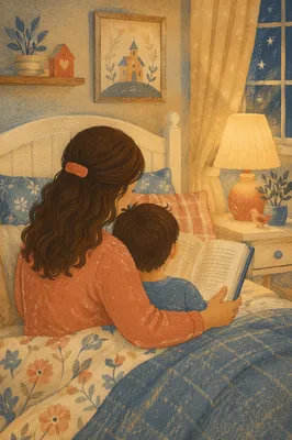 Bedtime Bible Devotion with Parent and Child