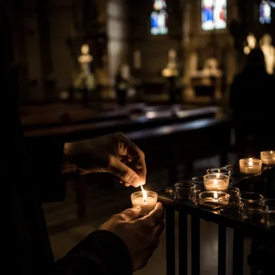 Lighting a Candle in a Dark Church