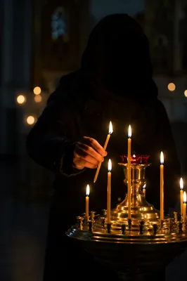 Lighting a Candle in a Quiet Chapel
