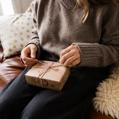 Joyful Hands Opening Cozy Gift Box