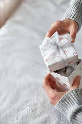 Joyful Hands Opening Winter Gift Box