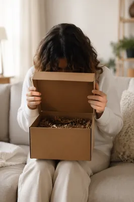 Joyful Surprise Opening Kraft Gift Box