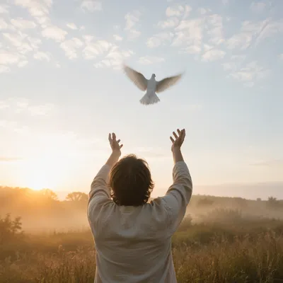 Dove Release at Sunrise Meadow