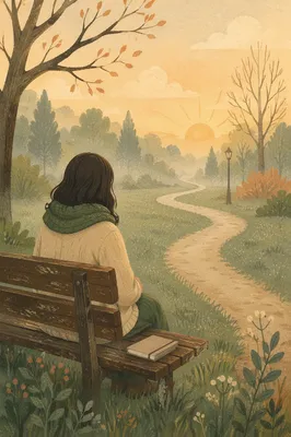 Solitary Morning Prayer on a Park Bench