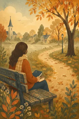 Quiet Park Bench Prayerful Contemplation