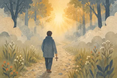 Faithful Walk Through Morning Fog