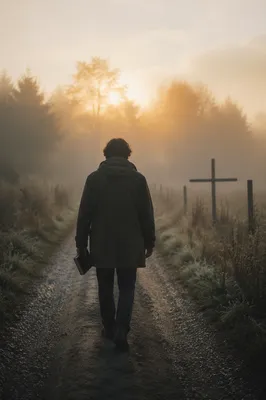 Walking Through Fog Toward Hopeful Light