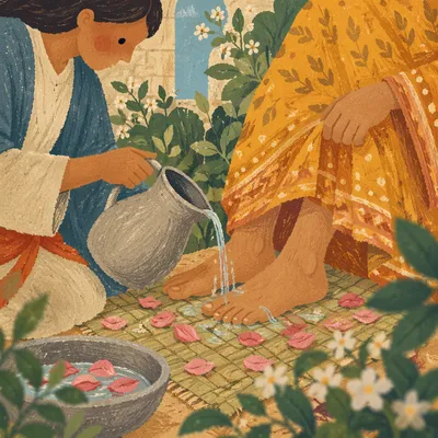 Humble Garden Foot Washing Service Ritual