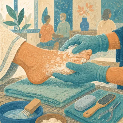 Compassionate Foot Washing Service Close-Up