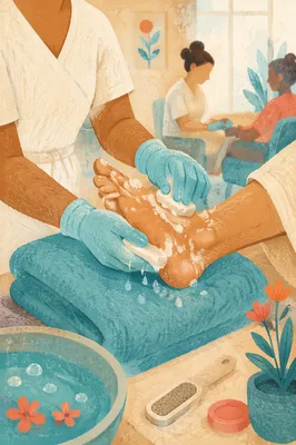 Compassionate Foot Washing Service in Salon