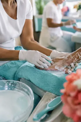 Compassionate Foot Washing Service Close Up