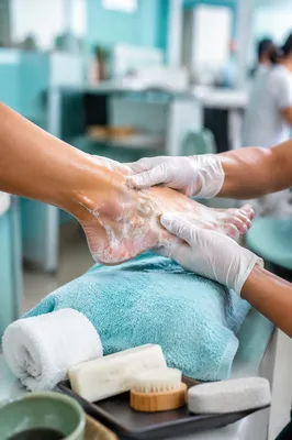 Compassionate Foot Washing Service Close Up