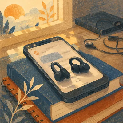 Morning Bible App with Wireless Earbuds
