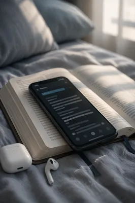 Morning Bible App and Earbud Devotion