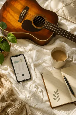 Morning Bible App and Guitar Devotion