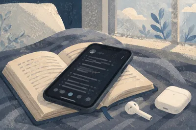 Morning Bible App with Earbuds