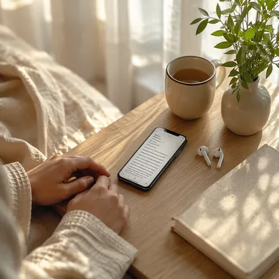 Peaceful Morning Bible App Devotion Scene