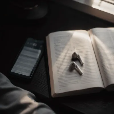 Morning Bible App With Earbuds Devotion