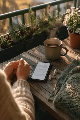 Morning Devotion with Bible App and Earbuds
